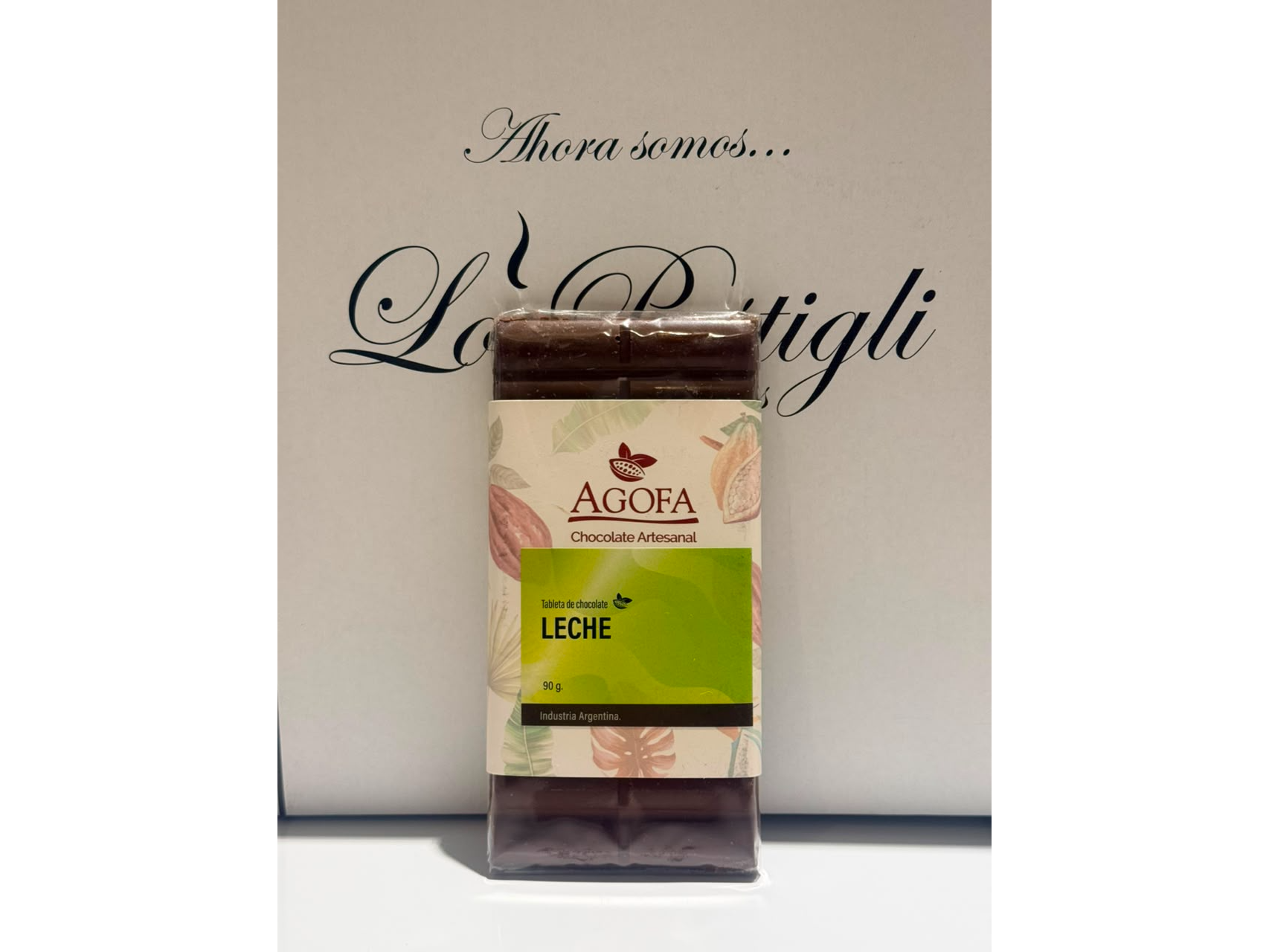 Tableta de chocolate con leche