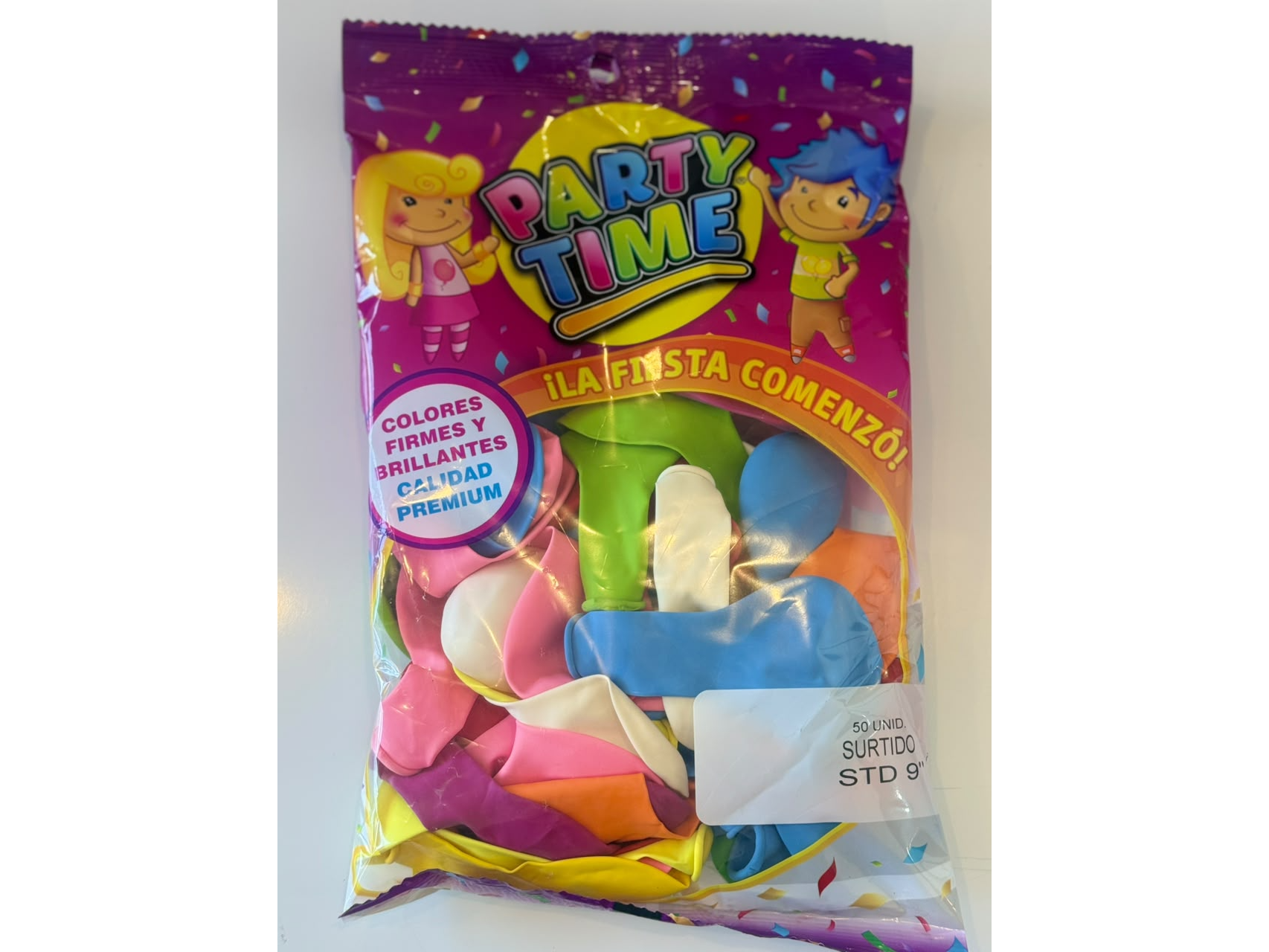 Bolsa de globos x 50
