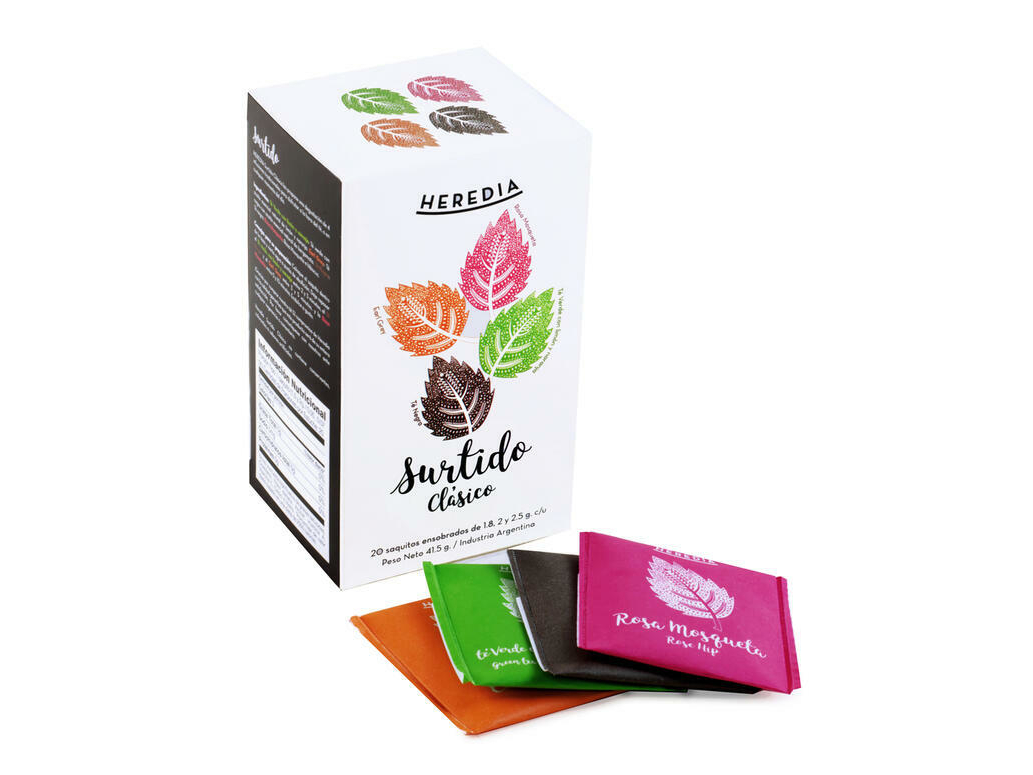 Té Surtido Clásico "Heredia" - 20 saquitos