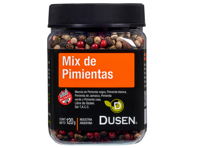 Mix de Pimientas "Dusen" Sin TACC - Pote de 120gr