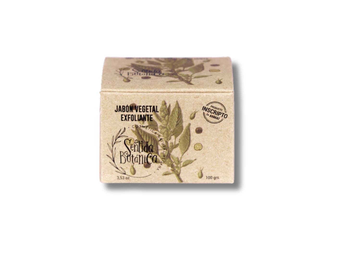 Jabón Vegetal Exfoliante "Sentida Botanica" - 100 GRS.