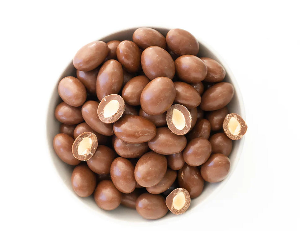 Almendras Con Chocolate Con Leche