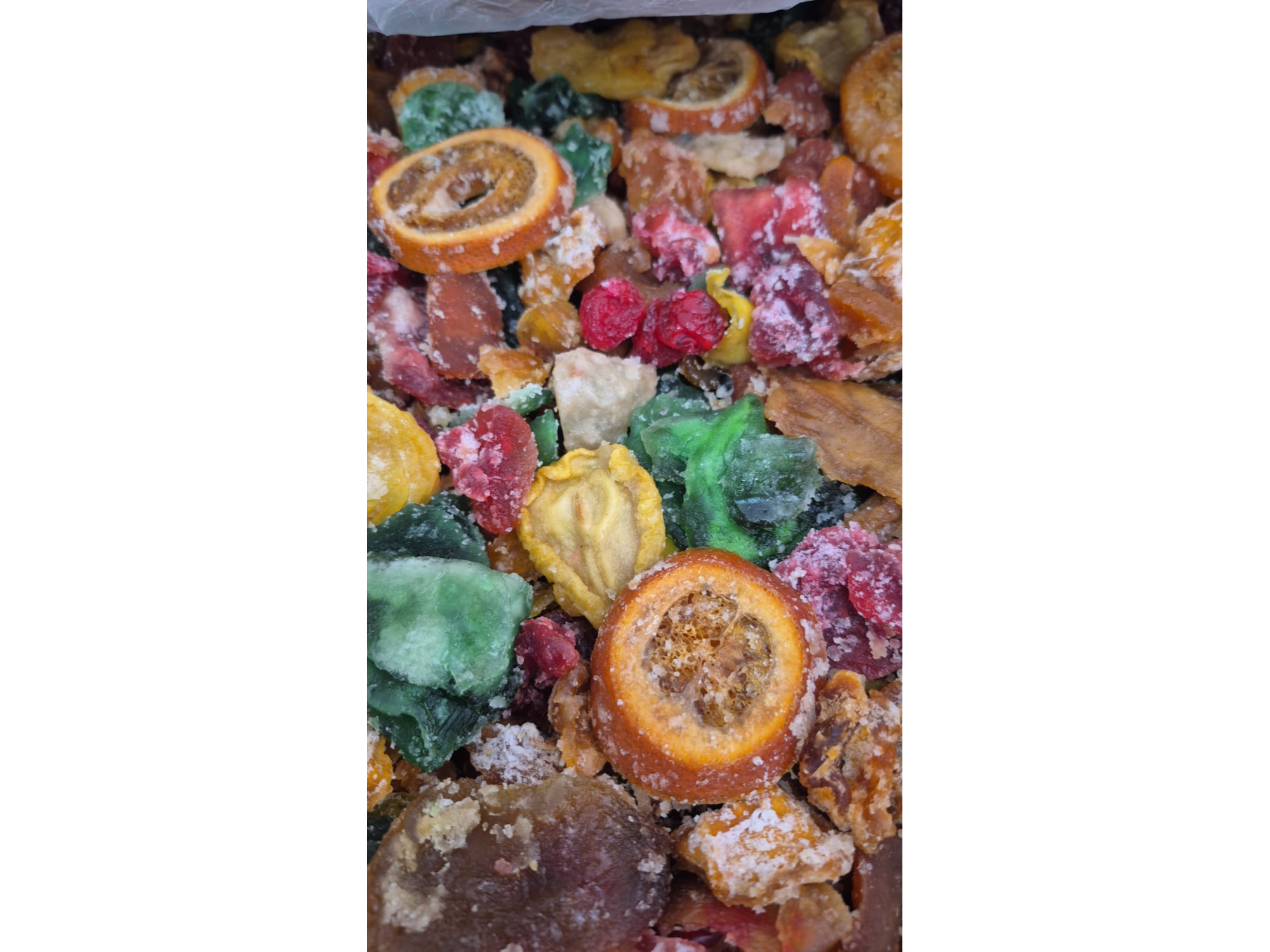 Fruta glaseada en trozos Kennilar