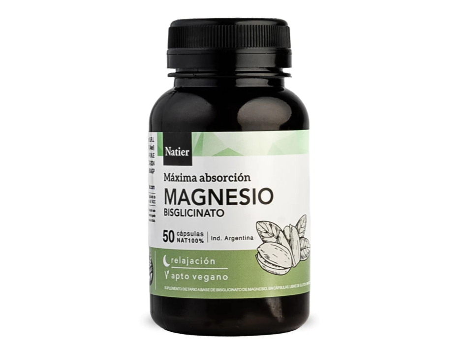 Magnesio Bisglicinato en Cápsula "Natier" - 50 capsulas