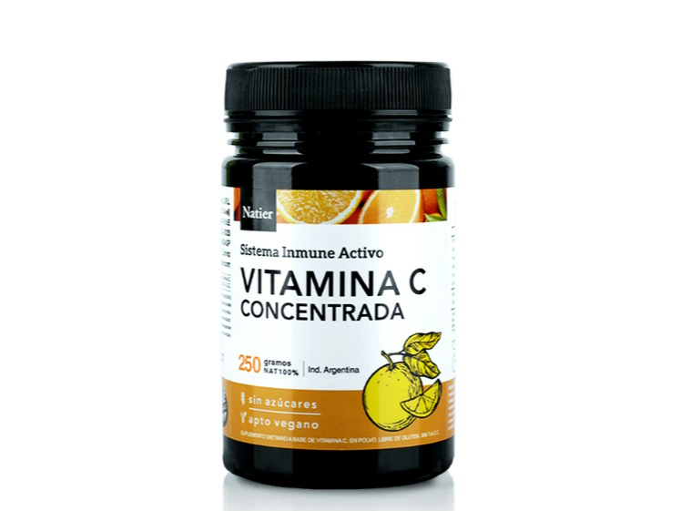 Vitamina C concentrada en polvo "Natier" - 250 Grs.