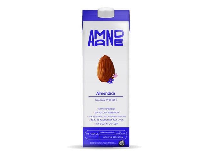 Bebida de Almendras "Amande" sabor original - Lt