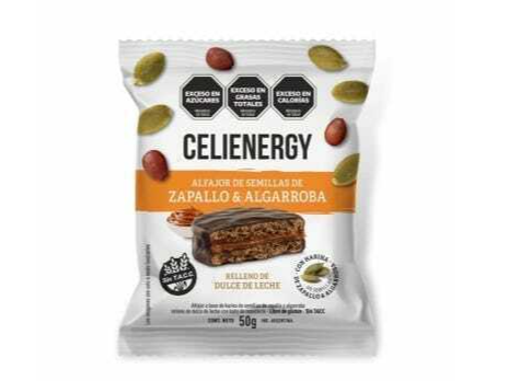 Alfajor Base Semilla de Zapallo y Algarroba - Celienergy