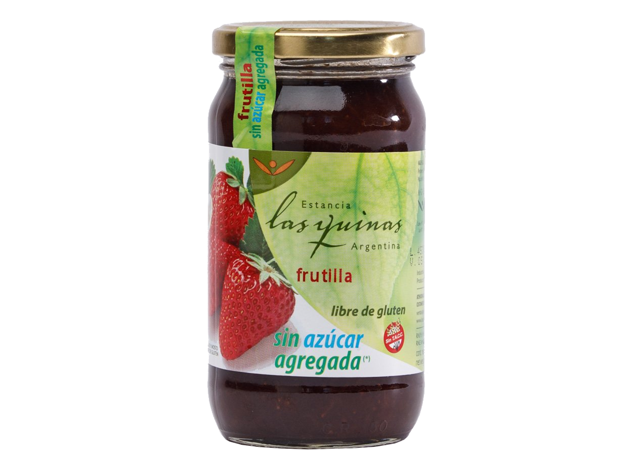 Mermeladas de Frutilla sin azúcar agregada "Las Quinas" - 400 Grs.