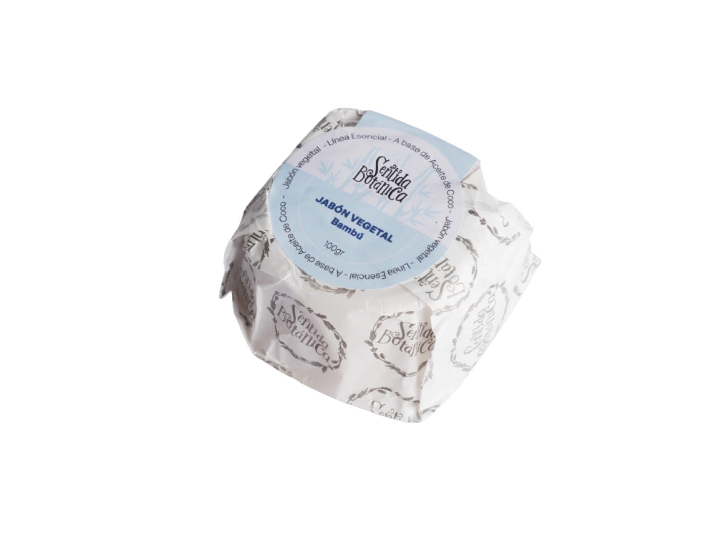 Jabón Vegental Linea Esencial - BAMBU "Sentida Botanica" - 100 GRS.