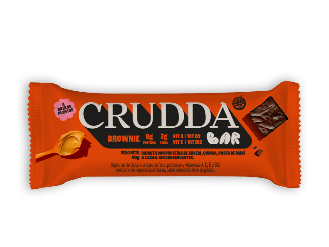 Crudda Bar Brownie - 40 Grs.