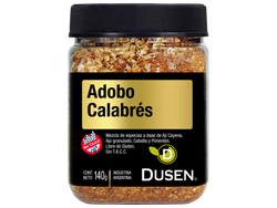 Adobo Calabrés "Dusen" Sin TACC - Pote de 140 Grs.