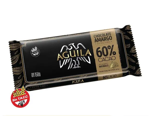 Chocolate Taza Semiamargo 60% Cacao "Aguila"
