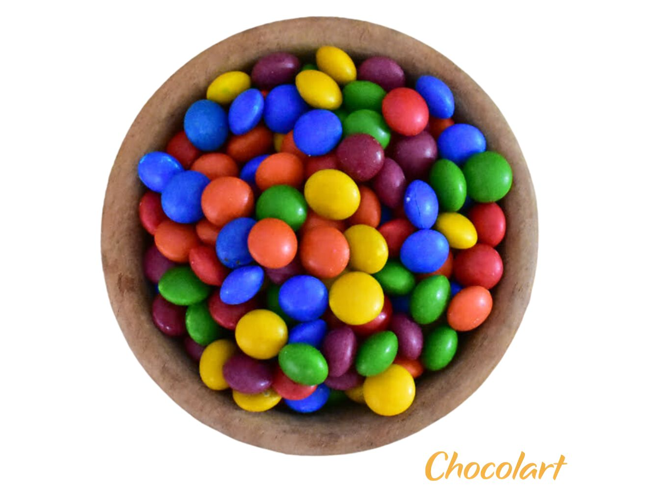 Lentejas multicolor de chocolate