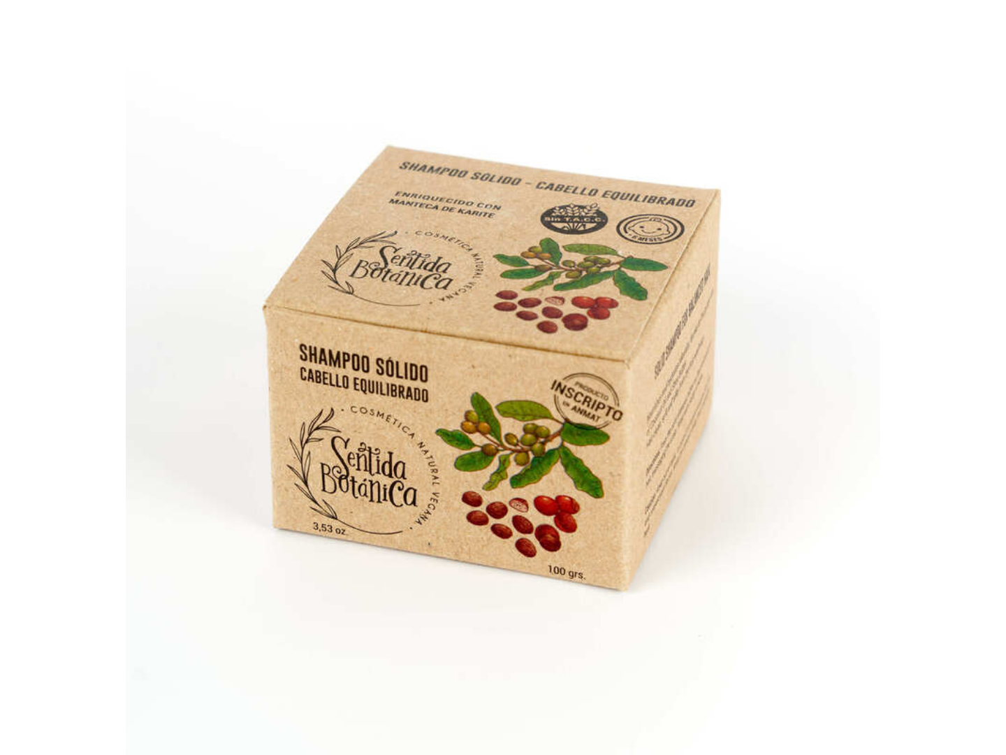 SHAMPOO Sólido - Equilibrado "Sentida Botanica" - 100grs.