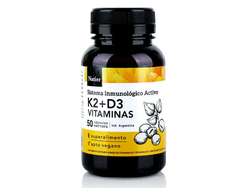 Vitamina D3 + K2 "Natier" - 50 capsulas