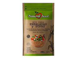 Mix Ensaladas y Sopas "Natural Seed" - 250 Grs. con cierre zipper y Doypack