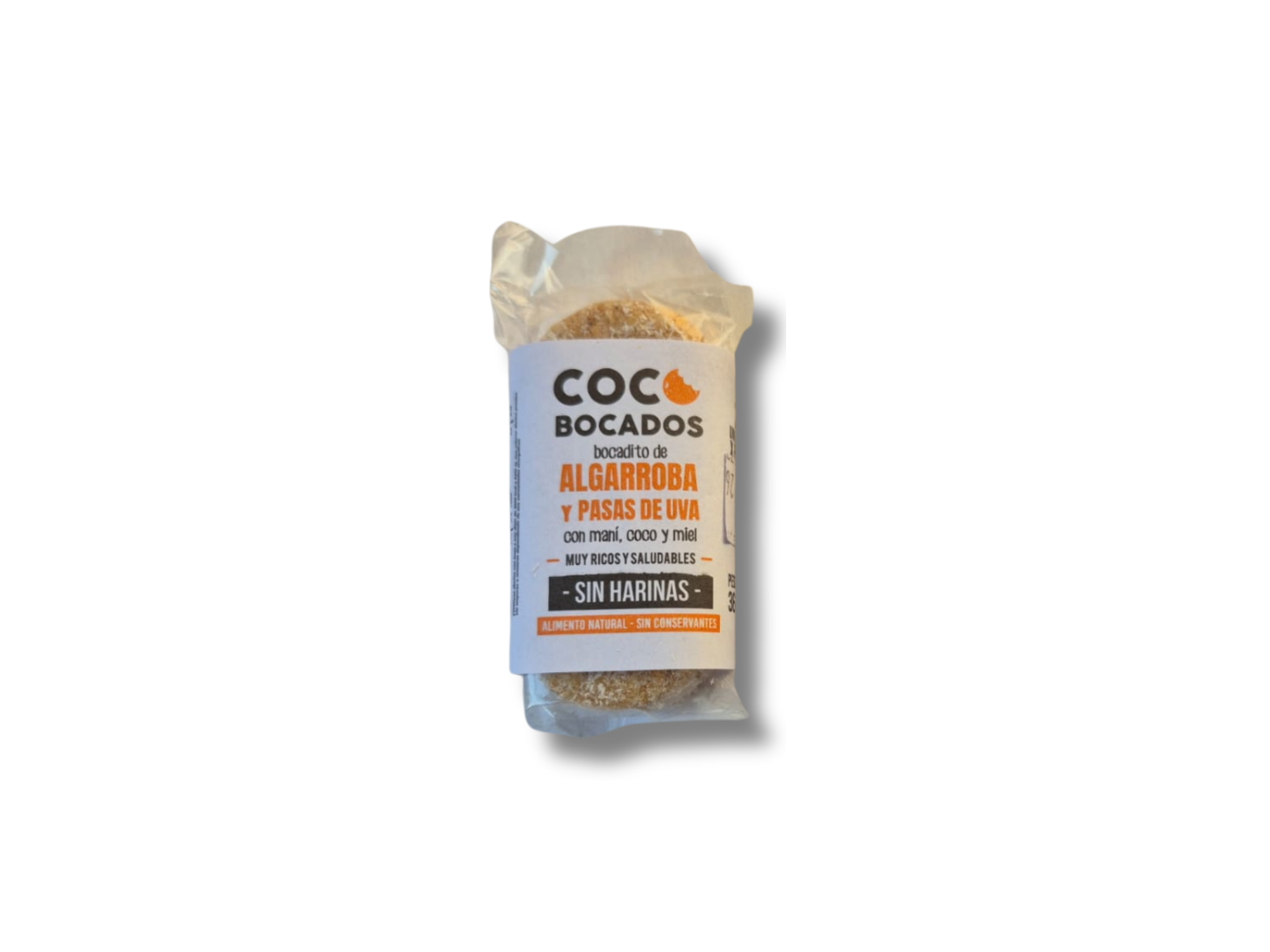 COCO BOCADOS - Bocaditos Algarroba y Pasas de Uva - 36 GRS.