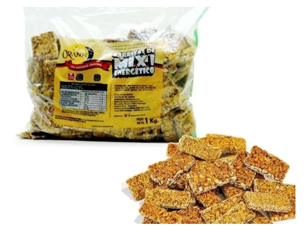 Barritas Mix energético Orann - Kg de PistacchiOh