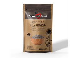 Semillas de Girasol Entera "Natural Seed" - 200 Grs. con cierre zipper y Doypack