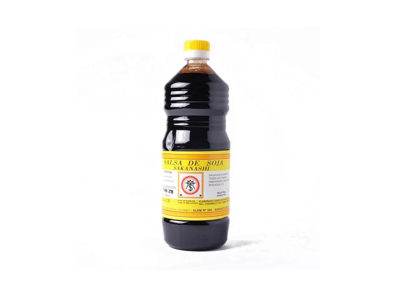 Salsa de soja Tradicional (etiqueta amarilla) "Sakanashi"