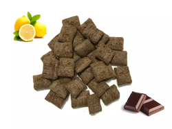 Almohaditas de cereal de chocolate con relleno de Limón "Granix"