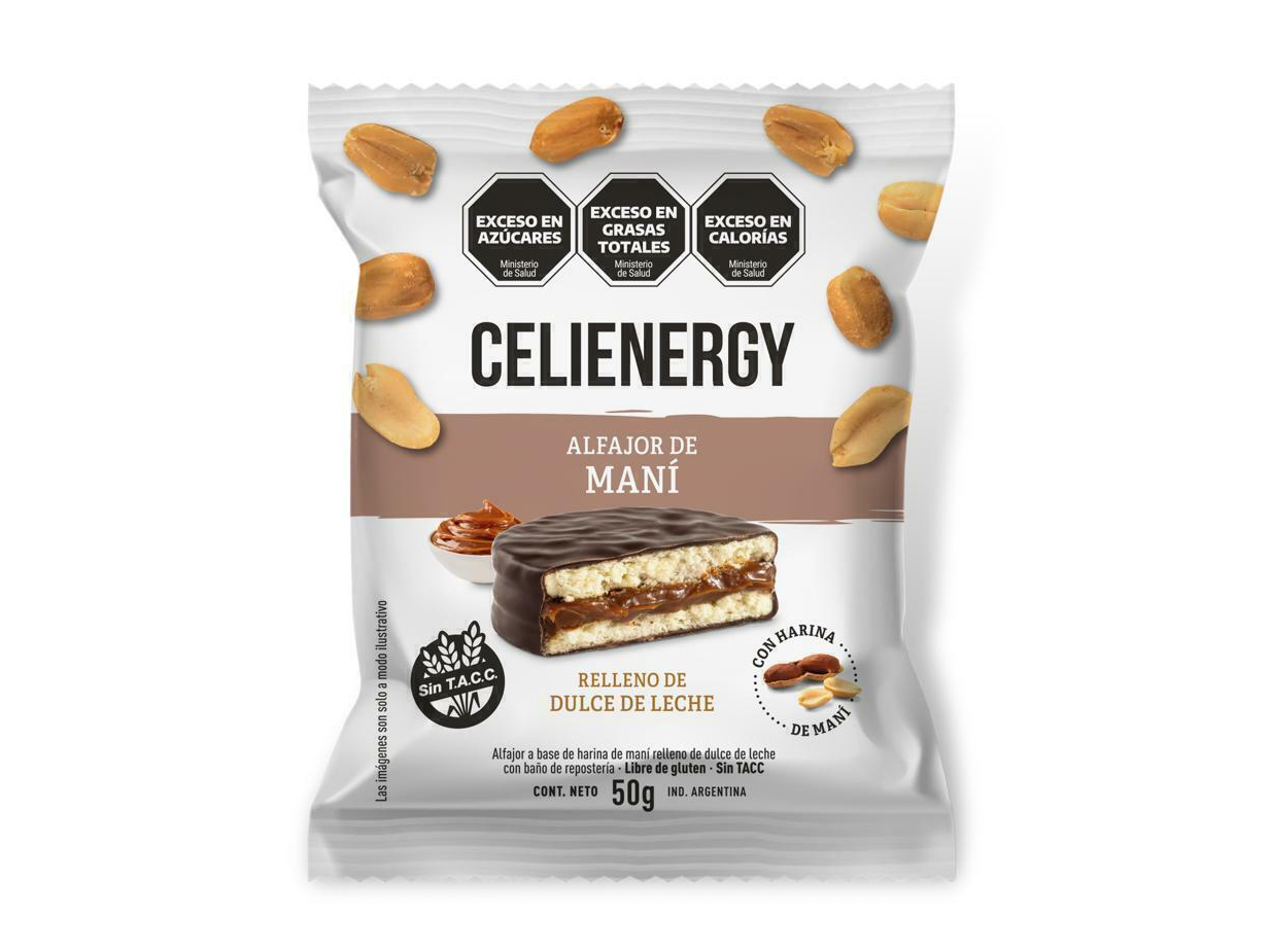 Alfajor base Harina de Maní - Celiernergy