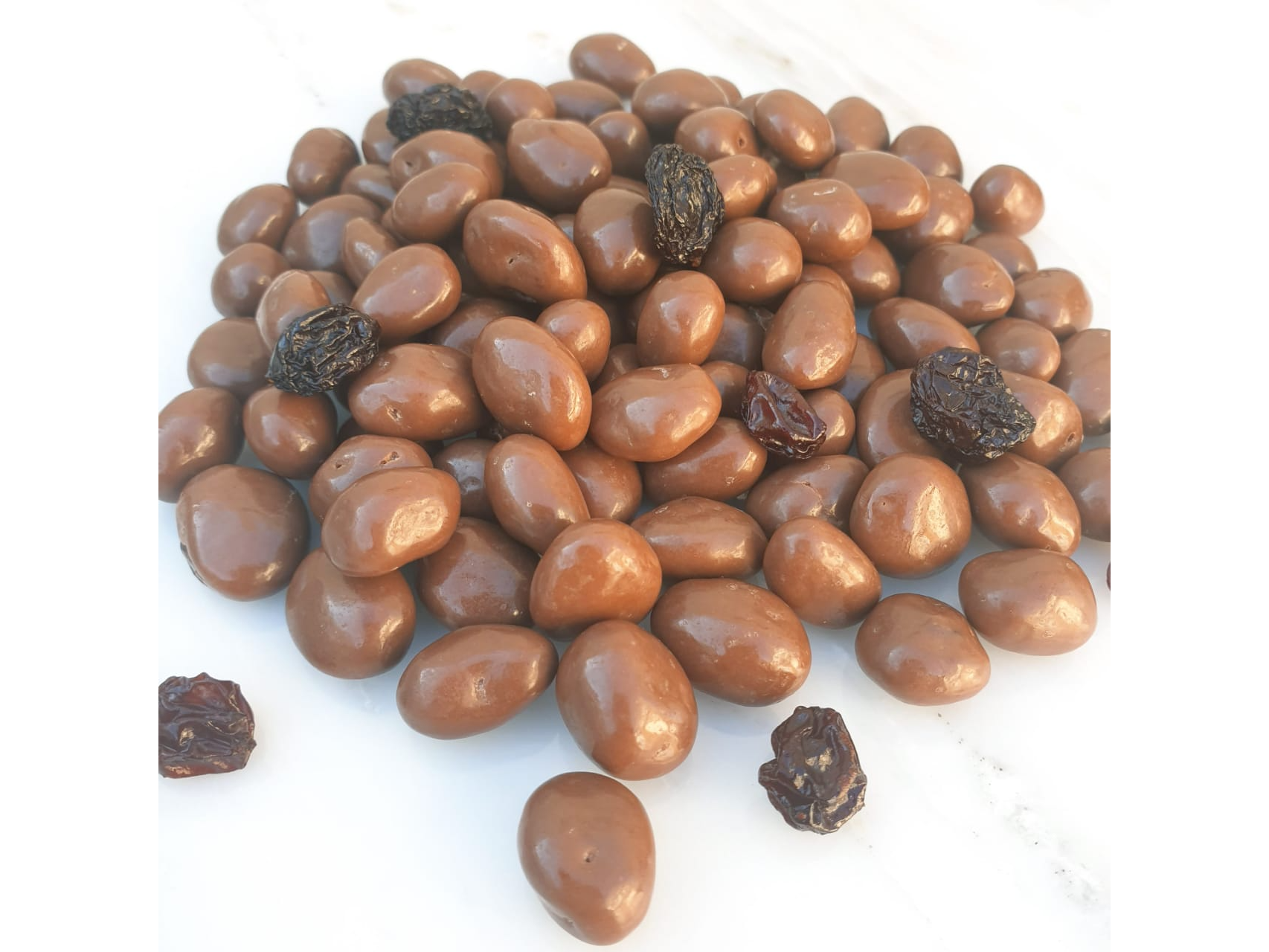 Pasas De Uva Con Chocolate Con Leche