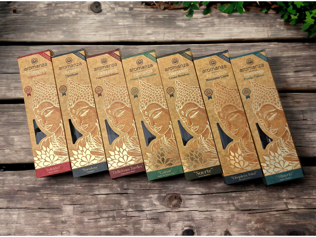 TIBETANOS - 8 varillas (ver variedades)