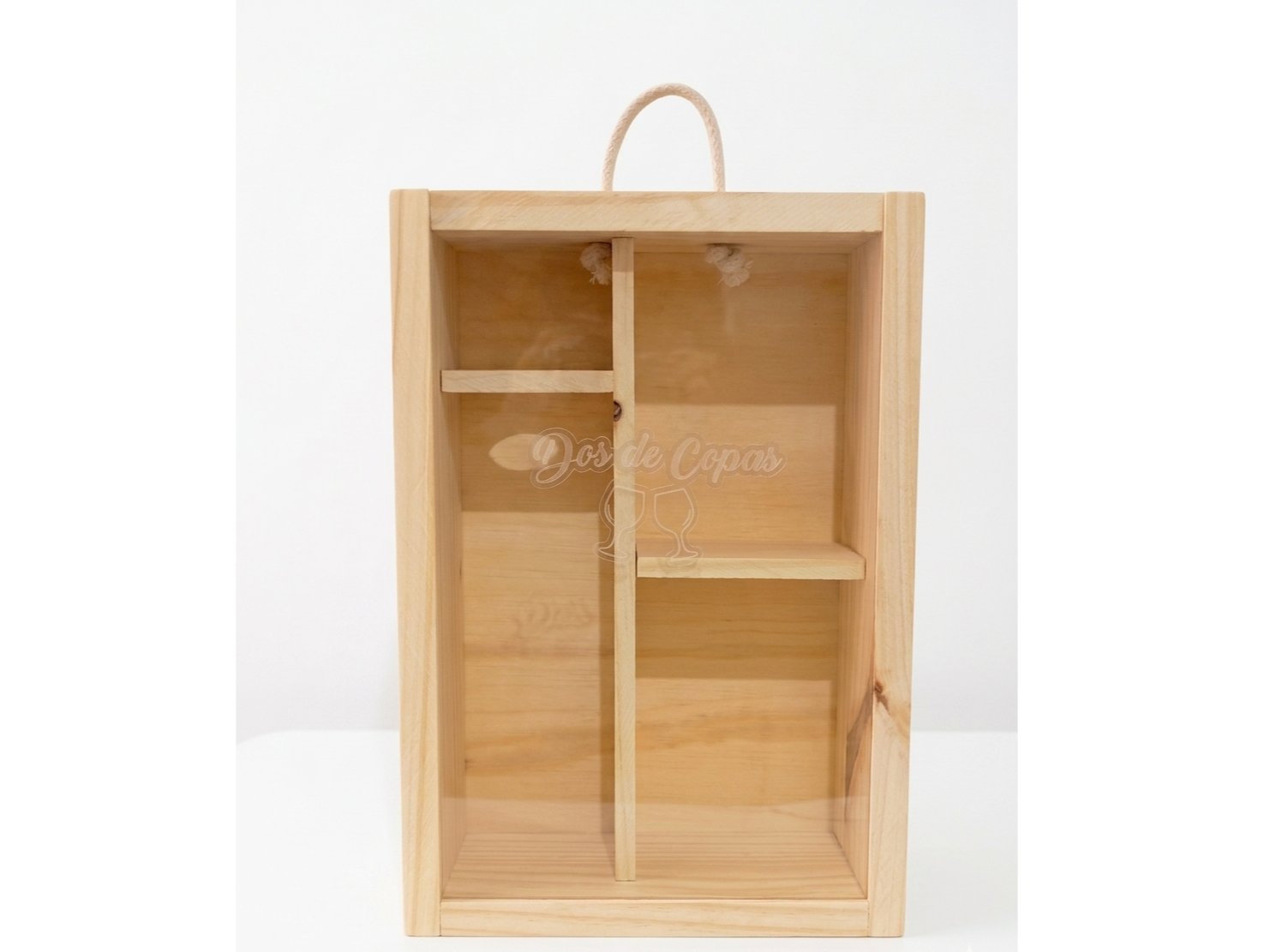 Caja de madera doble