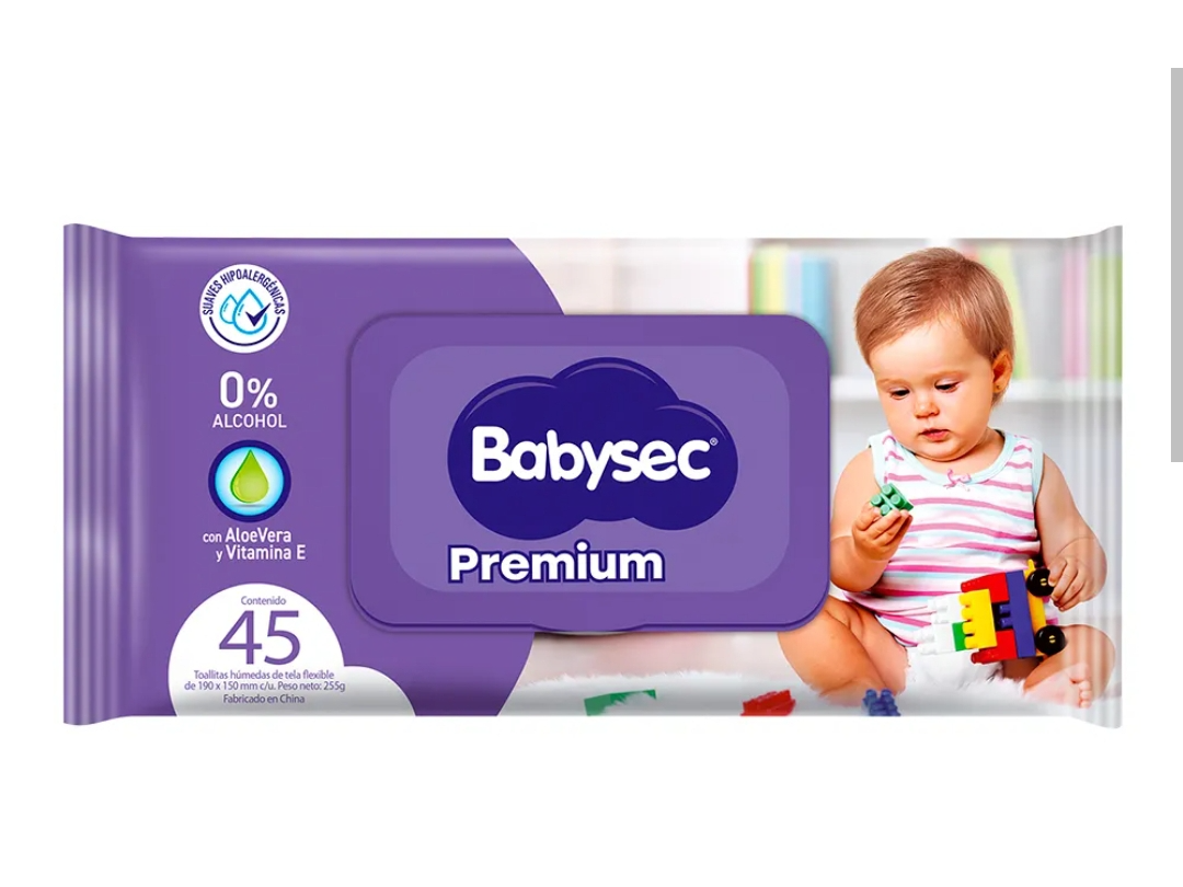 Toalla a húmeda Babysec premium
