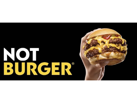 Not chesse burger