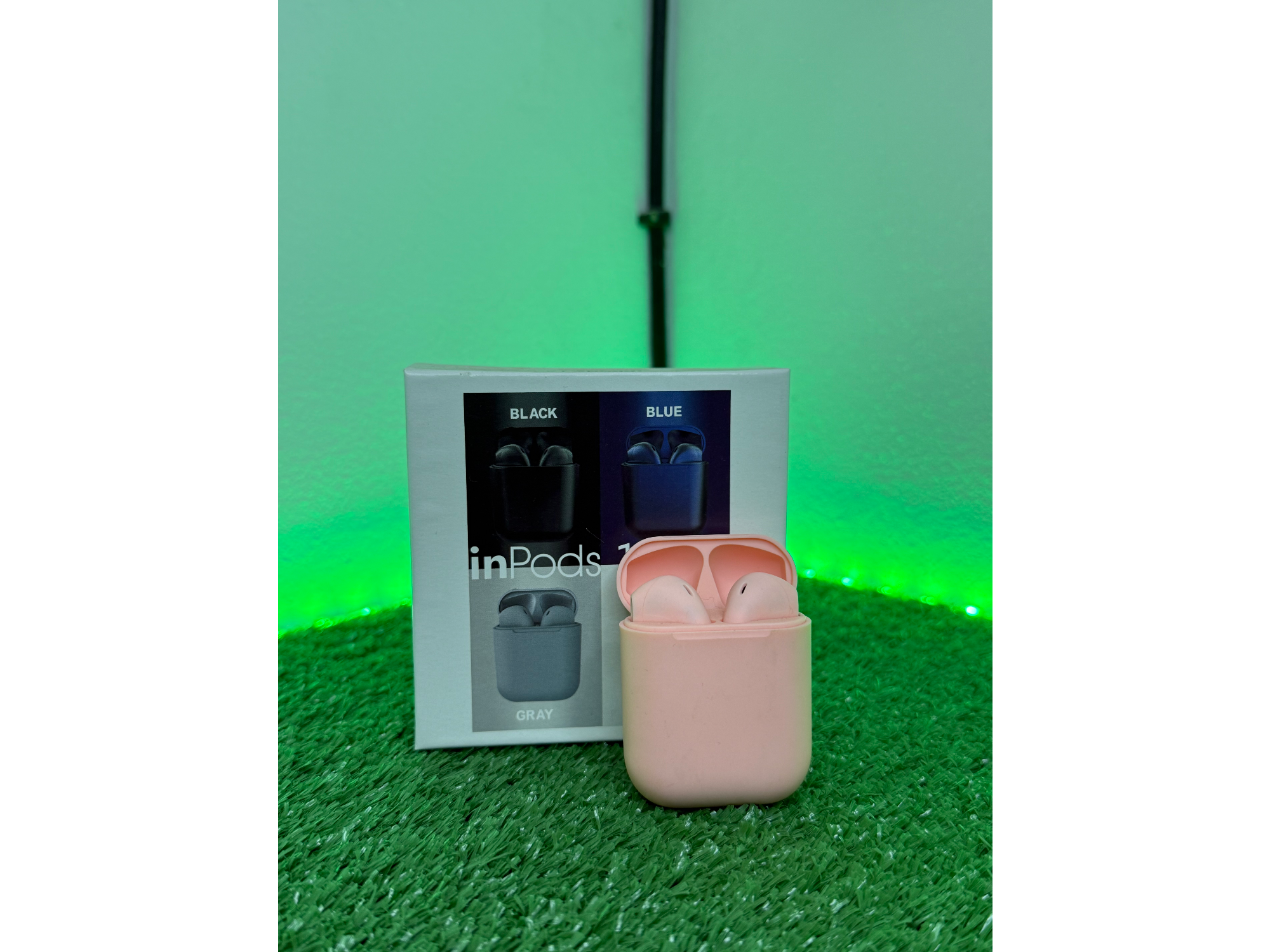 Auriculares i12 (Rosa)