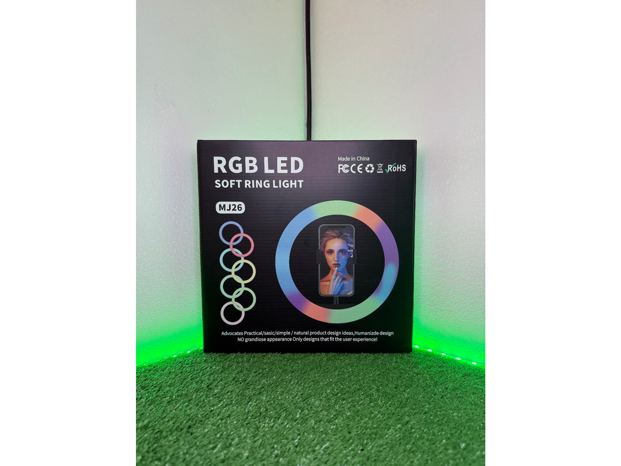 Aro de luz RGB con trípode