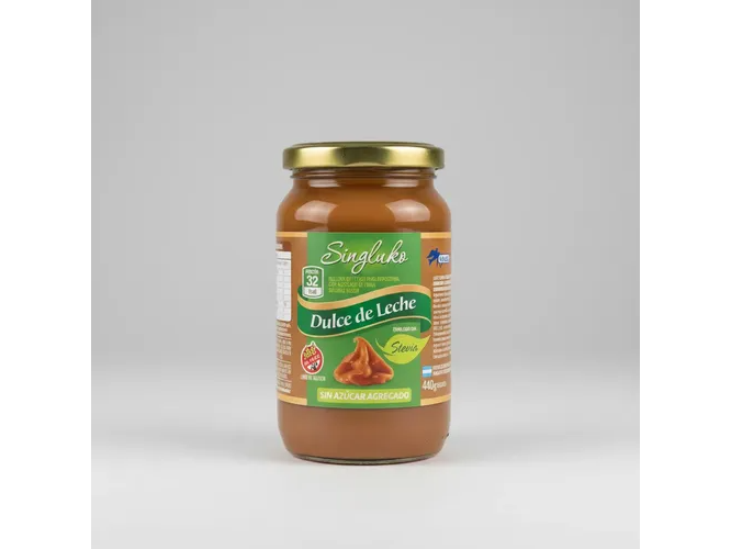 Dulce de Leche Singluko "CON STEVIA" x 440g