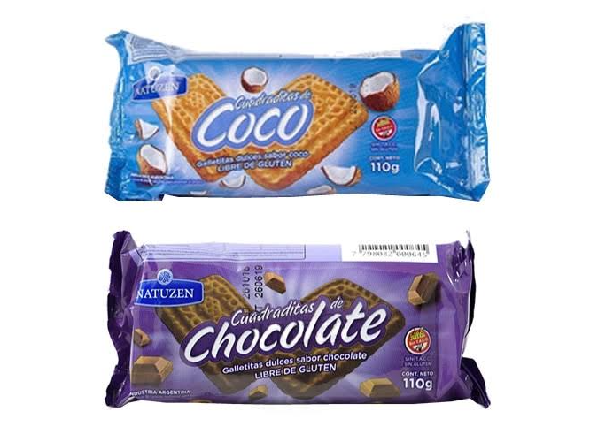 Masitas CUADRADAS "Sin TACC" - 110 grs - Natuzen