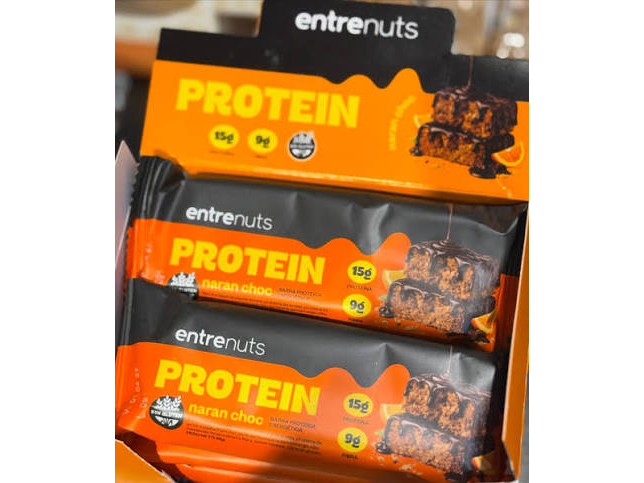 Barritas Proteicas Naranja-Chocolate x 46grs - Entrenuts