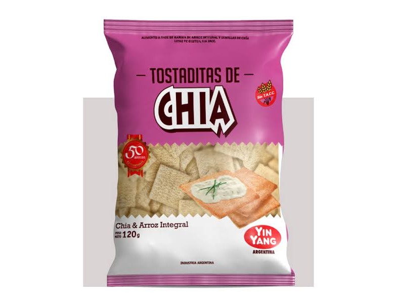 Tostaditas de Chia x 120grs - Yin Yang