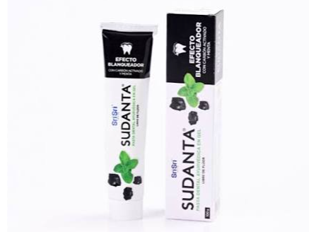 Pasta Dental Sudanta - Efecto blanqueador Vegana Sin Tacc (negra) x 100grs