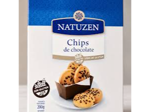 Masitas con CHIPS DE CHOCOLATE "Sin TACC" - 200 grs - Natuzen