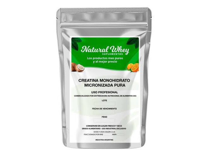 Suplemento Natural Whey - Creatina (Pura) Monohidrato Micronizada x 500g