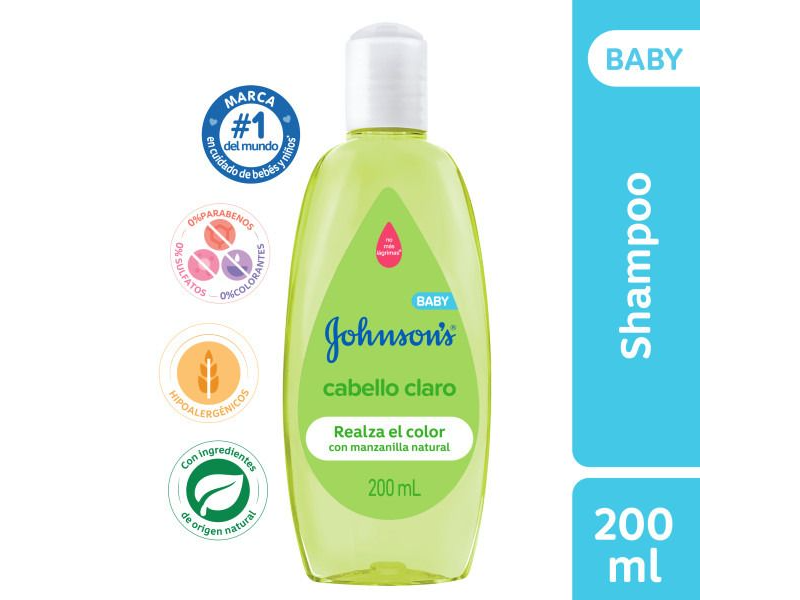 J&J SHAMPOO MANZANILLA x 200ml.