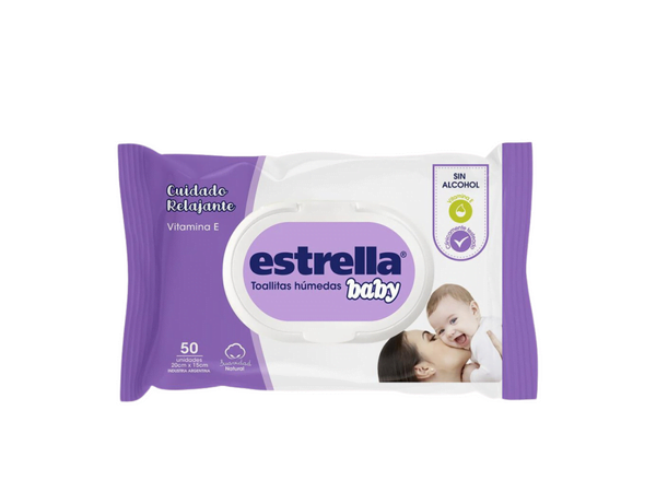 ESTRELLA CUIDADO RELAJ. x 50. de PAÑALERA FELIBEL