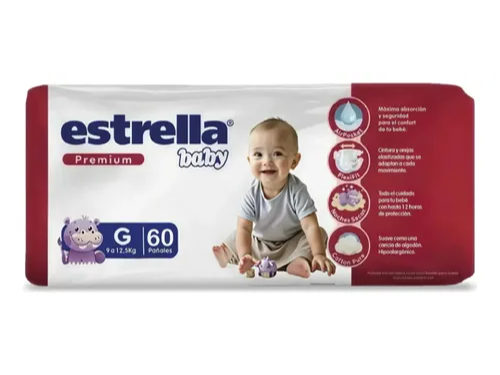 ESTRELLA PREMIUM TALLE G x 60 U.
