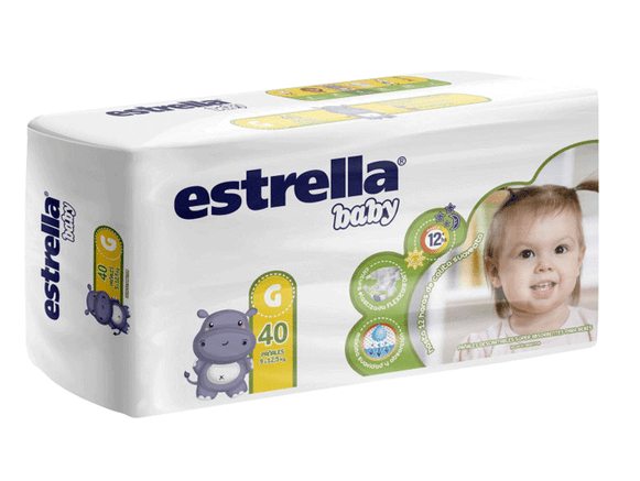 ESTRELLA TALLE G x 40 U.