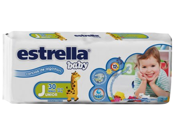 ESTRELLA TALLE JUNIOR x 30 U.