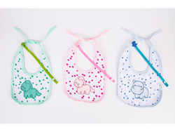 BABERO TOWEL CON PORTA CHUPETE SHURITA