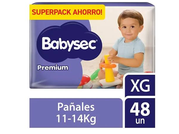 BABYSEC PREMIUM SOFT TALLE XG x 48U.