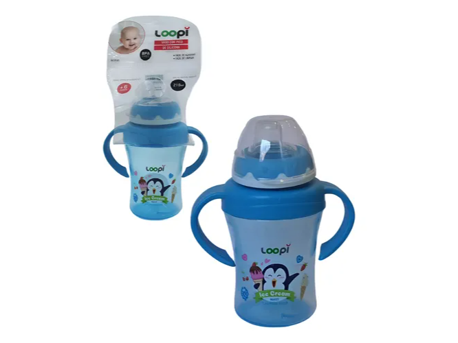 VASO PICO BLANDO Y ASAS MARCA LOOPI