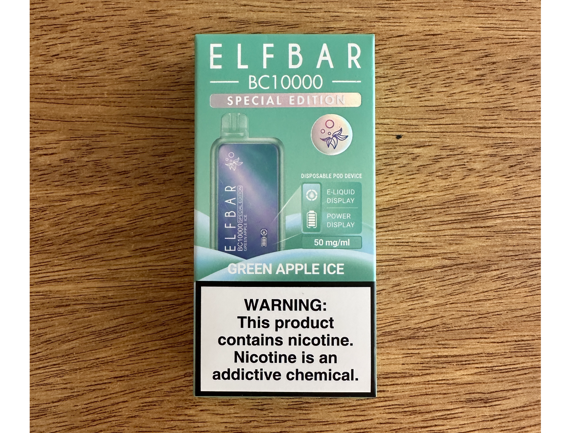 ELFBAR BC 10K GREEN APPLE JUICE