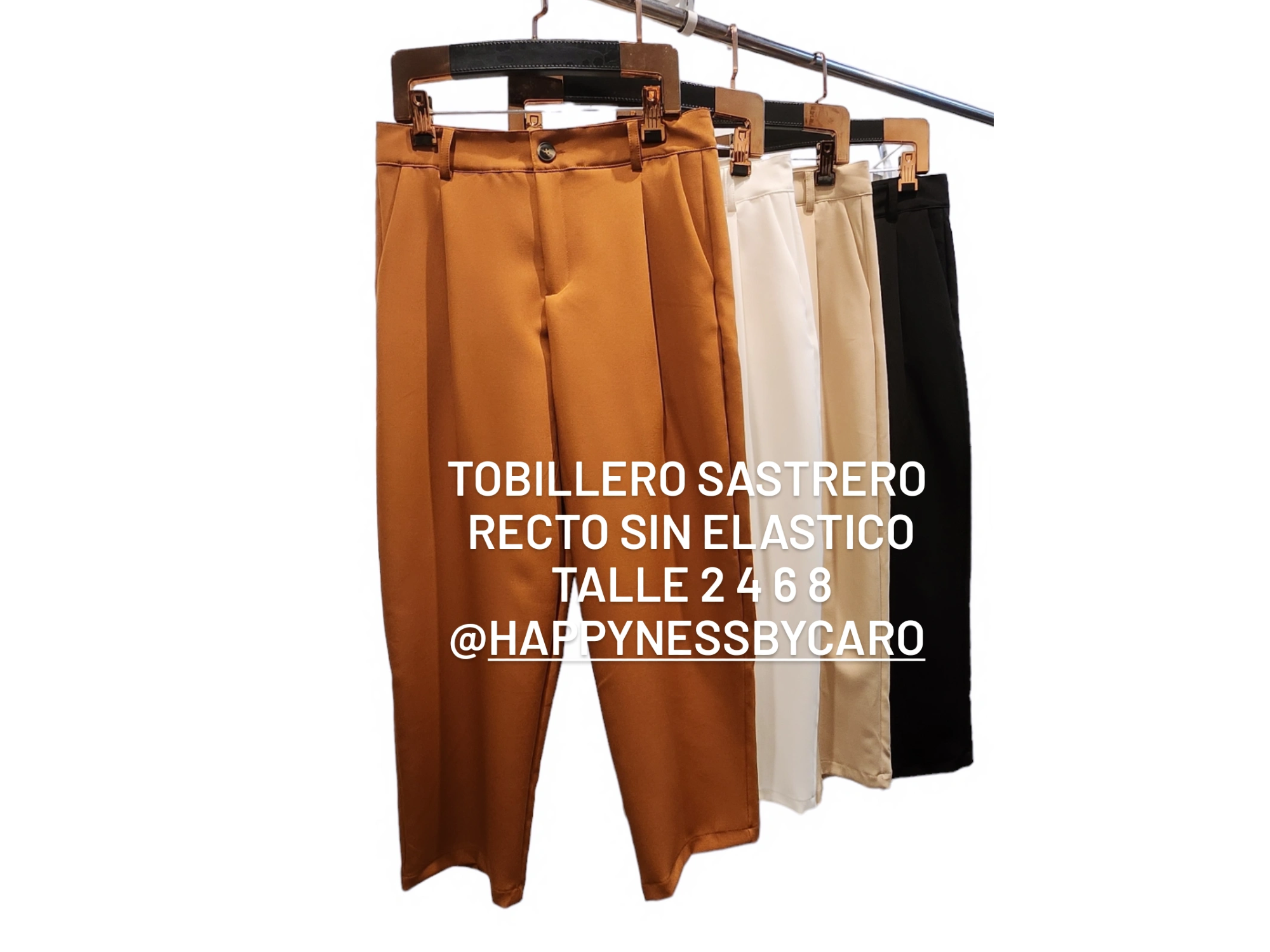 TOBILLERO CON PASACINTOS TALLE 2